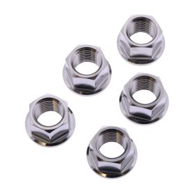 Set 5 dadi corona JMP M12x1,5 mm acciaio inox V4A
