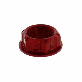 Dado testa di sterzo forcella JMP M24X1 LTYOKEO10R alluminio rosso