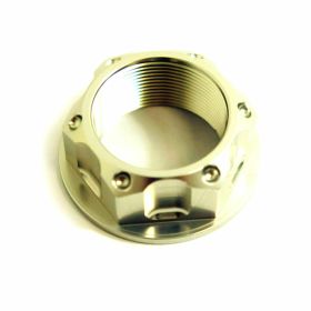 Dado testa di sterzo forcella JMP M24X1 LTYOKEO10S alluminio argento