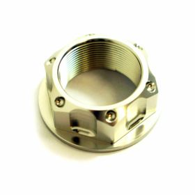 Dado testa di sterzo forcella JMP M24X1.5MM LTYOKEO30S alluminio argento