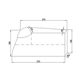 Telo coprimoto JMP 500-999CC argento/blu 275cm