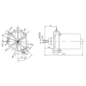 Motorino avviamento JMP MQD5010 9 denti rotazione sinistra