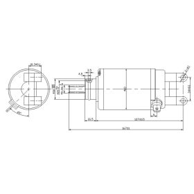 Motorino avviamento JMP MQD623 9 denti rotazione destra per Suzuki