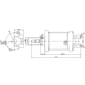 Motorino avviamento JMP MQD6835 12 denti rotazione destra