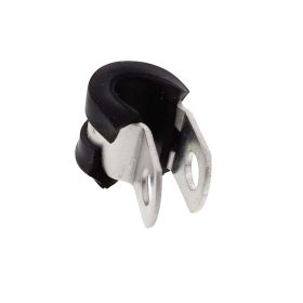 SUPPORTO TUBO FRENO 5MM ALLUMINIO ARGENTO
