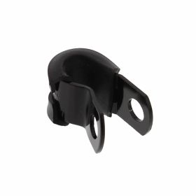 Supporto tubo freno JMP 6mm alluminio nero per Aprilia