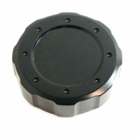 JMP Schwarzer Aluminium-Bremsflüssigkeitsbehälterdeckel 61mm