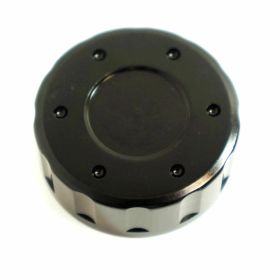 JMP 42mm schwarzer Aluminium-Bremsflüssigkeitsbehälterdeckel
