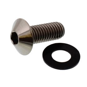 JMP Titan Tapered Head Screw M8x1.25 20mm glatt