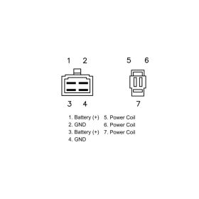 Régulateur de tension JMT 2061 pour Honda