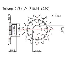 JMT Racing Kettenrad 520 Pitch 15 Zähne 50-32185-15S für MV Agusta