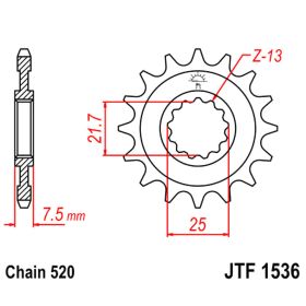 CATENA JMT 520X PIGNONE 14 CORONA 38 GOR