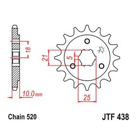 CATENA JMT 520X PIGNONE 15 CORONA 48 GOR