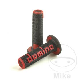 JMT A36041C4042A7-0 MOTORCYCLE GRIPS BLACK - RED