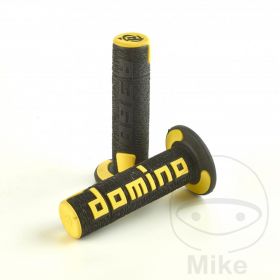 JMT A36041C4047A7-0 MOTORCYCLE GRIPS BLACK - YELLOW