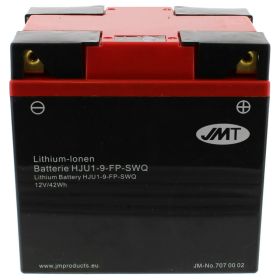Batteria litio JMT HJU1-9-FP 12V 3.5Ah