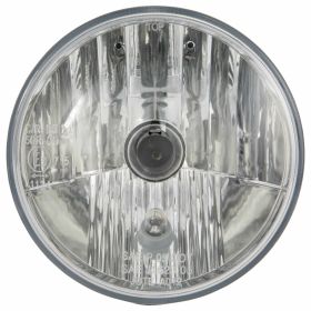Round JOCKEYS BOXENSTOP H4 Headlight without bulbs with ring and approved mounting