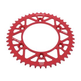 Corona JT 46 denti passo 520 rossa alluminio JTA210.46RED