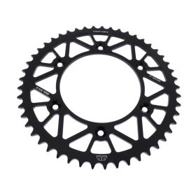 Corona JT 49 denti passo 520 nera alluminio JTA210.49BLK