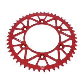 JT Couronne 50 Dents Pas 520 Aluminium Rouge JTA210.50RED