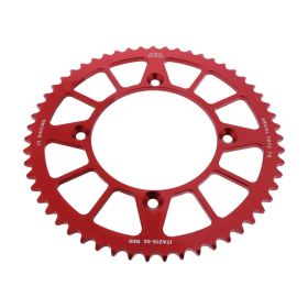 Corona JT JTA215.55RED passo 420 denti 55 alluminio rosso