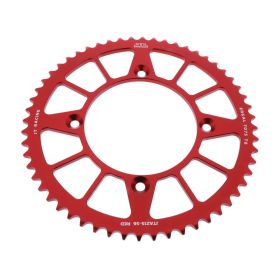 Corona JT JTA215.56RED passo 420 denti 56 alluminio rosso