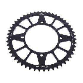 JT Crown 51 Zähne Teilung 420 Schwarz Aluminium für Kawasaki KX