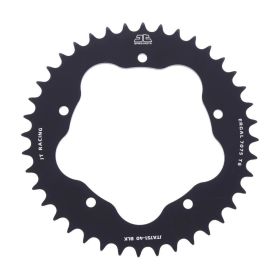 Corona JT JTA751.40BLK passo 520 denti 40 alluminio nero