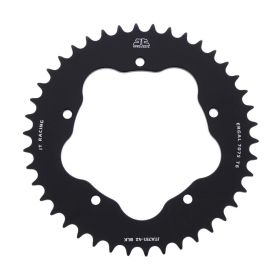 Corona JT JTA751.42BLK passo 520 denti 42 alluminio nero