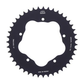 Corona JT JTA751.43BLK passo 520 denti 43 alluminio nero