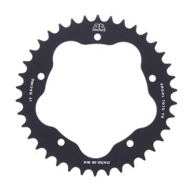 Corona JT JTA752.38BLK passo 525 denti 38 alluminio nero