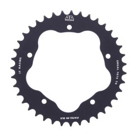 Corona JT JTA752.39BLK passo 525 denti 39 alluminio nero
