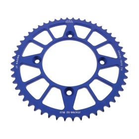 Corona JT JTA798.52BLU passo 428 denti 52 alluminio blu