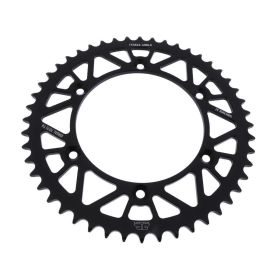 JT Sprocket 48 dents 520 pas noir en aluminium JTA822.48BLK
