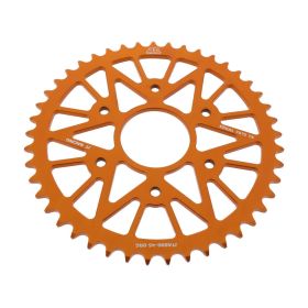 Corona JT 45 denti passo 520 arancio alluminio JTA890.45ORG