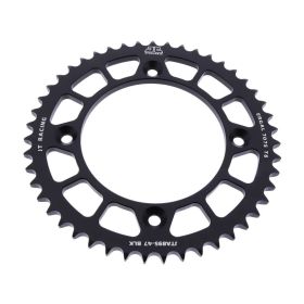 Corona JT 47 denti passo 428 nera alluminio JTA895.47BLK