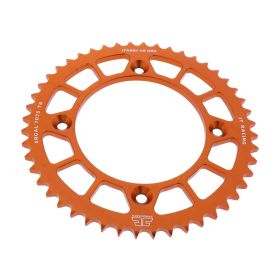Corona JT 48 denti passo 428 arancio alluminio JTA895.48ORG