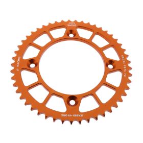 Corona JT 49 denti passo 428 arancio alluminio JTA895.49ORG