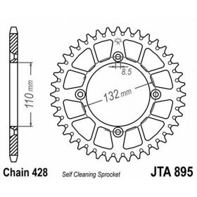 MOTORRAD HINTER KETTENRAD JT JTA895.50