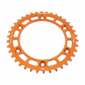 Corona JT 38 denti passo 520 arancio alluminio JTA897.38ORG