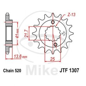 Ritzel 14Z Teilung520 Kawasaki ZX-6R 636 C Ninja ZX636C