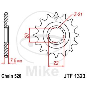 FRONT SPROCKET Z12 520 726.00.66