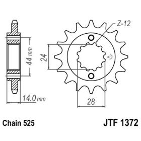 JT JTF1372.17 PINION