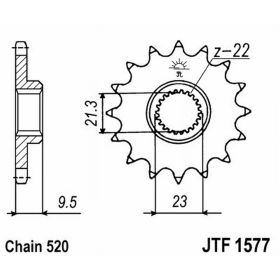 JT JTF1577.15 PINION
