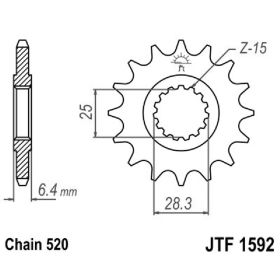 JT JTF1592.13 PINION