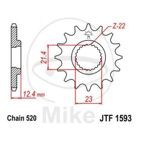 FRONT SPROCKET Z14 520 726.42.78