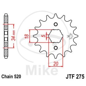 Pignon JT JTF275.15