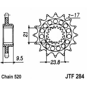 PIGNONE JT 284 Z13 SC