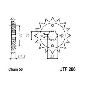 PIGNONE JT 286 Z15