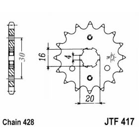 PIGNONE JT 417 Z15